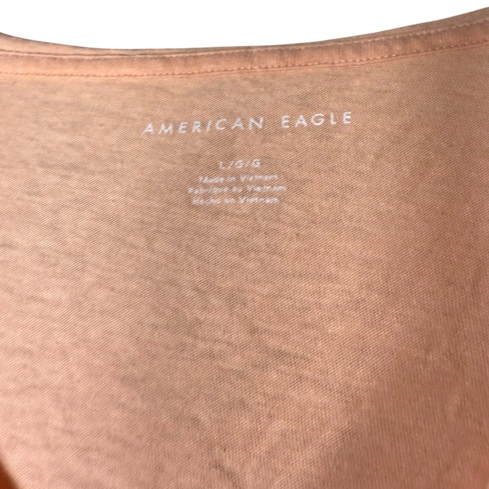 American Eagle Basic V Neck Oversized Top NWT - image 2